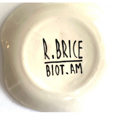 Assiette en faïence Roland Brice et Fernand Léger Biot