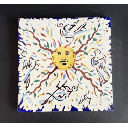 "The Catalan Suite" series of 6 ceramic tiles by Salvador Dali, 1954