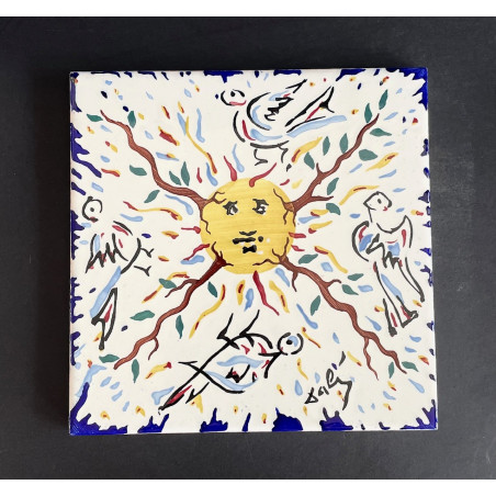 "The Catalan Suite" series of 6 ceramic tiles by Salvador Dali, 1954