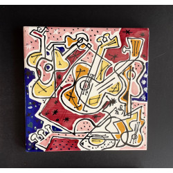 "The Catalan Suite" series of 6 ceramic tiles by Salvador Dali, 1954