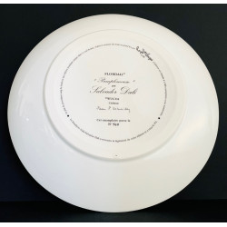 Large Limoges Porcelain Dish "erotic Grapefruit" By Salvador Dali