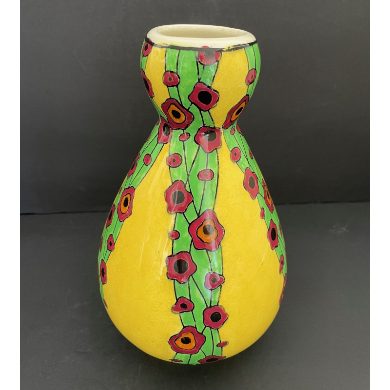 Boch Frères Keramis Art Deco Vase