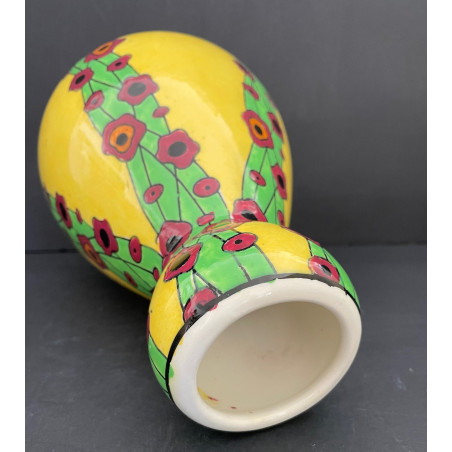 Boch Frères Keramis Art Deco Vase