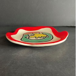 Assiette en faïence Roland Brice et Fernand Léger Biot
