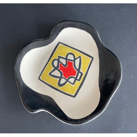 Assiette en faïence Roland Brice et Fernand Léger Biot