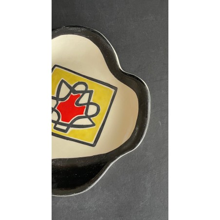 Assiette en faïence Roland Brice et Fernand Léger Biot