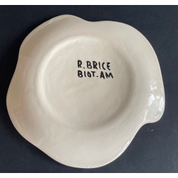Assiette en faïence Roland Brice et Fernand Léger Biot