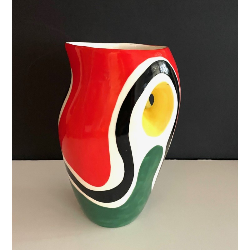 VASE PICHET EN FAÏENCE ROLAND BRICE ET FERNAND LÉGER BIOT