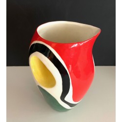 VASE PICHET EN FAÏENCE ROLAND BRICE ET FERNAND LÉGER BIOT