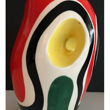 VASE PICHET EN FAÏENCE ROLAND BRICE ET FERNAND LÉGER BIOT