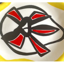 Earthenware plate by Roland Brice and Fernand Léger Biot