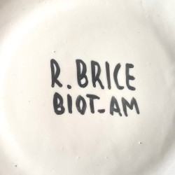 Earthenware plate by Roland Brice and Fernand Léger Biot