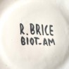 Earthenware plate by Roland Brice and Fernand Léger Biot