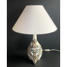 Earthenware table lamp by Roger Capron Vallauris, 1950s