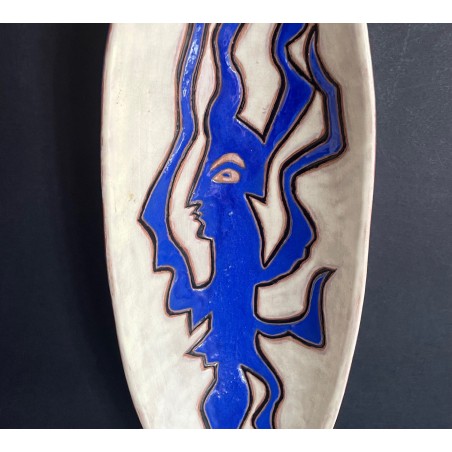 Large earthenware cup, design by Jean Lurçat Sant Vicens