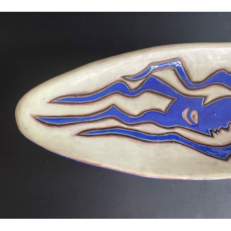 Large earthenware cup, design by Jean Lurçat Sant Vicens