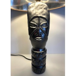 Ceramic Totem Lamp By Gil Agnoloni