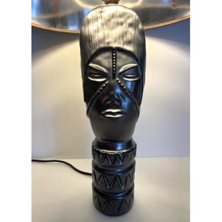 Ceramic Totem Lamp By Gil Agnoloni