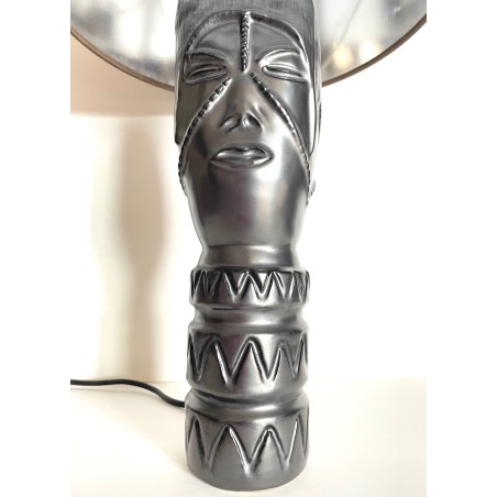 Ceramic Totem Lamp By Gil Agnoloni