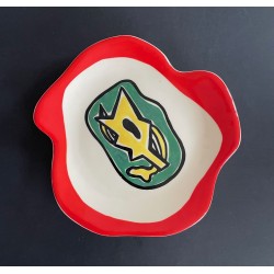 Earthenware plate by Roland Brice and Fernand Léger Biot
