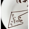 Assiette en porcelaine de Limoges dessin de Jean Cocteau