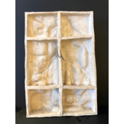 Le Mime Bleu, bas-relief en céramique par Roland Brice 1959