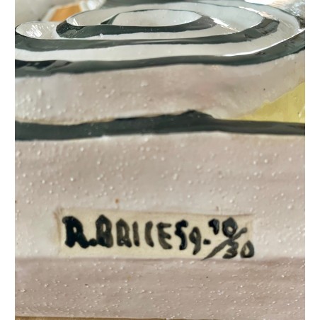 The Acrobats, ceramic bas-relief by Roland Brice, 1959