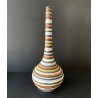 Earthenware bottle vase by Roger Capron in Vallauris