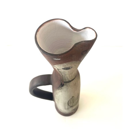 Large zoomorphic pitcher by Jacques Innocenti, Vallauris, 1950s