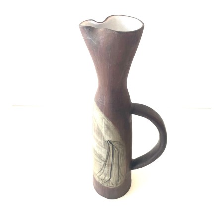 Large zoomorphic pitcher by Jacques Innocenti, Vallauris, 1950s
