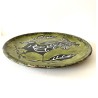 Grand plat en céramique dessin de Jean Lurçat Sant Vicens