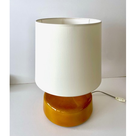 Grande lampe en faïence émaillée par Jacques et Dani Ruelland 1970