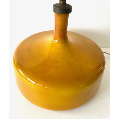 Grande lampe en faïence émaillée par Jacques et Dani Ruelland 1970