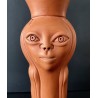 Vase anthropomorphe en céramique "Brigitte Bardot" par Jean Marais à Vallauris