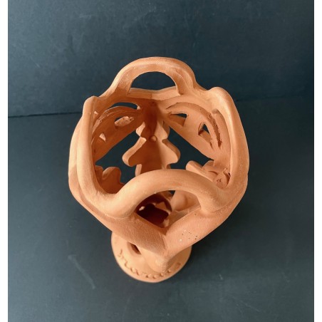 Photophore "4 visages" par Jean Marais Vallauris