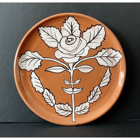 Ceramic plate by Jean Marais Vallauris