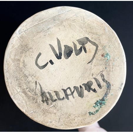 Grand pichet en faïence par Charles Voltz Vallauris