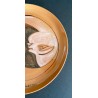 Assiette décorative "Double visage" par Jean Marais à Vallauris