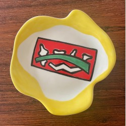 Assiette en faïence Roland Brice et Fernand Léger Biot