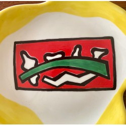 Assiette en faïence Roland Brice et Fernand Léger Biot