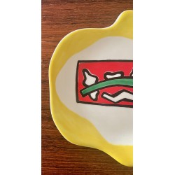 Assiette en faïence Roland Brice et Fernand Léger Biot