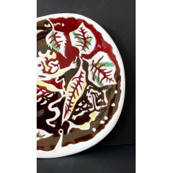 Grand plat en céramique par Jean Lurçat à Sant Vicens