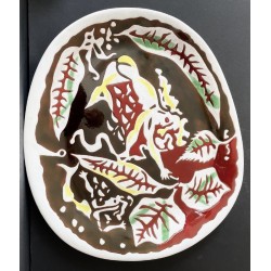 Grand plat en céramique par Jean Lurçat à Sant Vicens