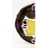 Double profil, assiette en céramique par Jean Lurçat à Sant Vicens