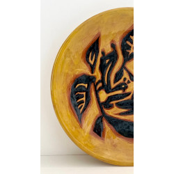 Assiette en céramique par Jean Lurçat Sant Vicens