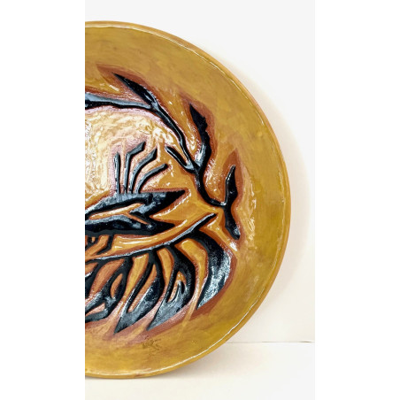 Assiette en céramique par Jean Lurçat Sant Vicens