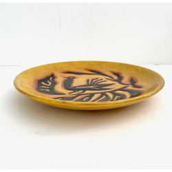 Assiette en céramique par Jean Lurçat Sant Vicens