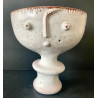 Coupe anthropomorphe en céramique par Robert et Jean Cloutier années 60 	C