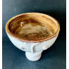 Coupe anthropomorphe en céramique par Robert et Jean Cloutier années 60 	C