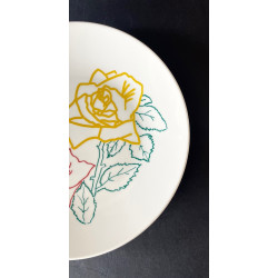 Assiette en porcelaine de Limoges dessin de Jean Cocteau